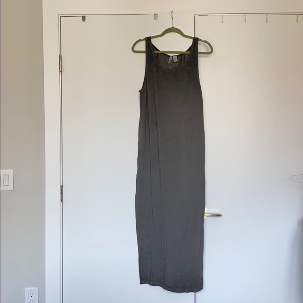 H&M maxi dress with see through back
